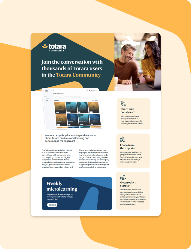 community brochure preview