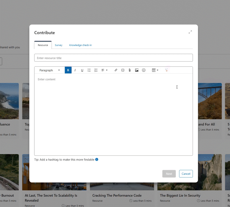 Totara's AI image generator lets you create images based on prompts while in the flow of work, making it quicker and easier to find effective images tailored to your learning content