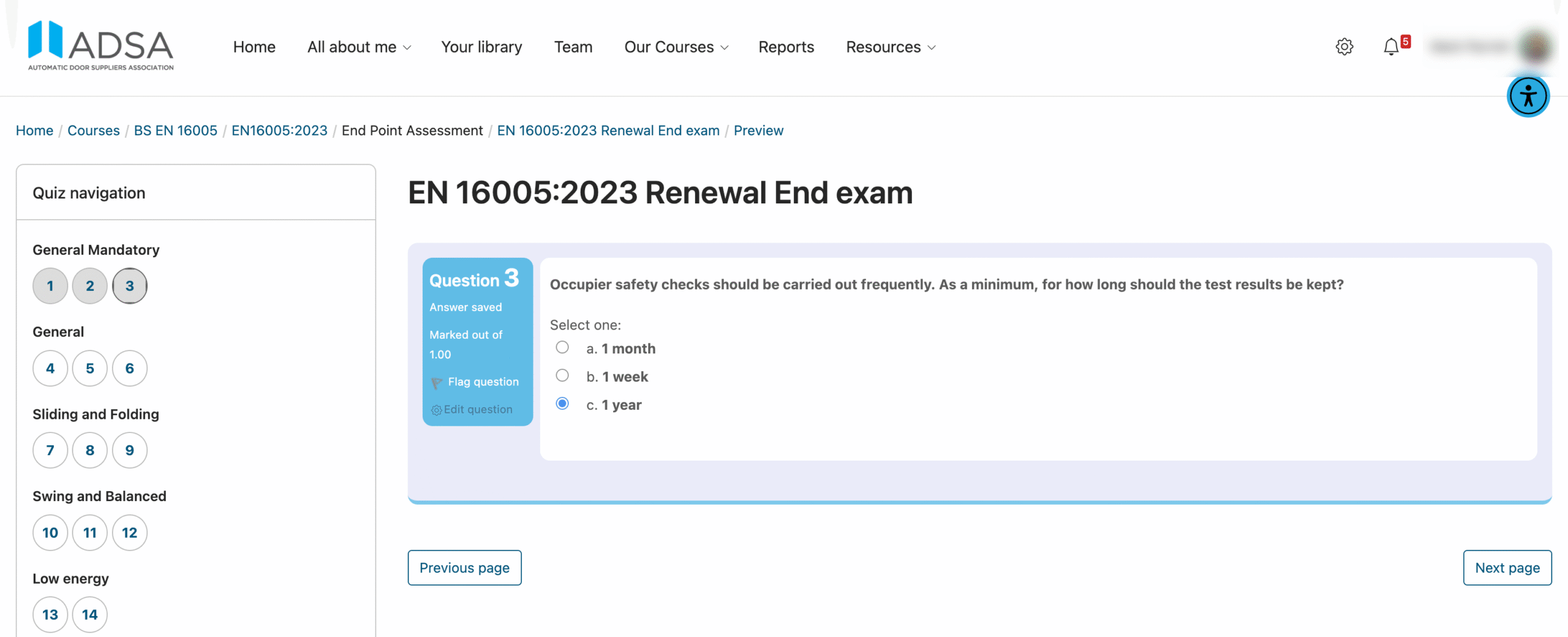 exam results