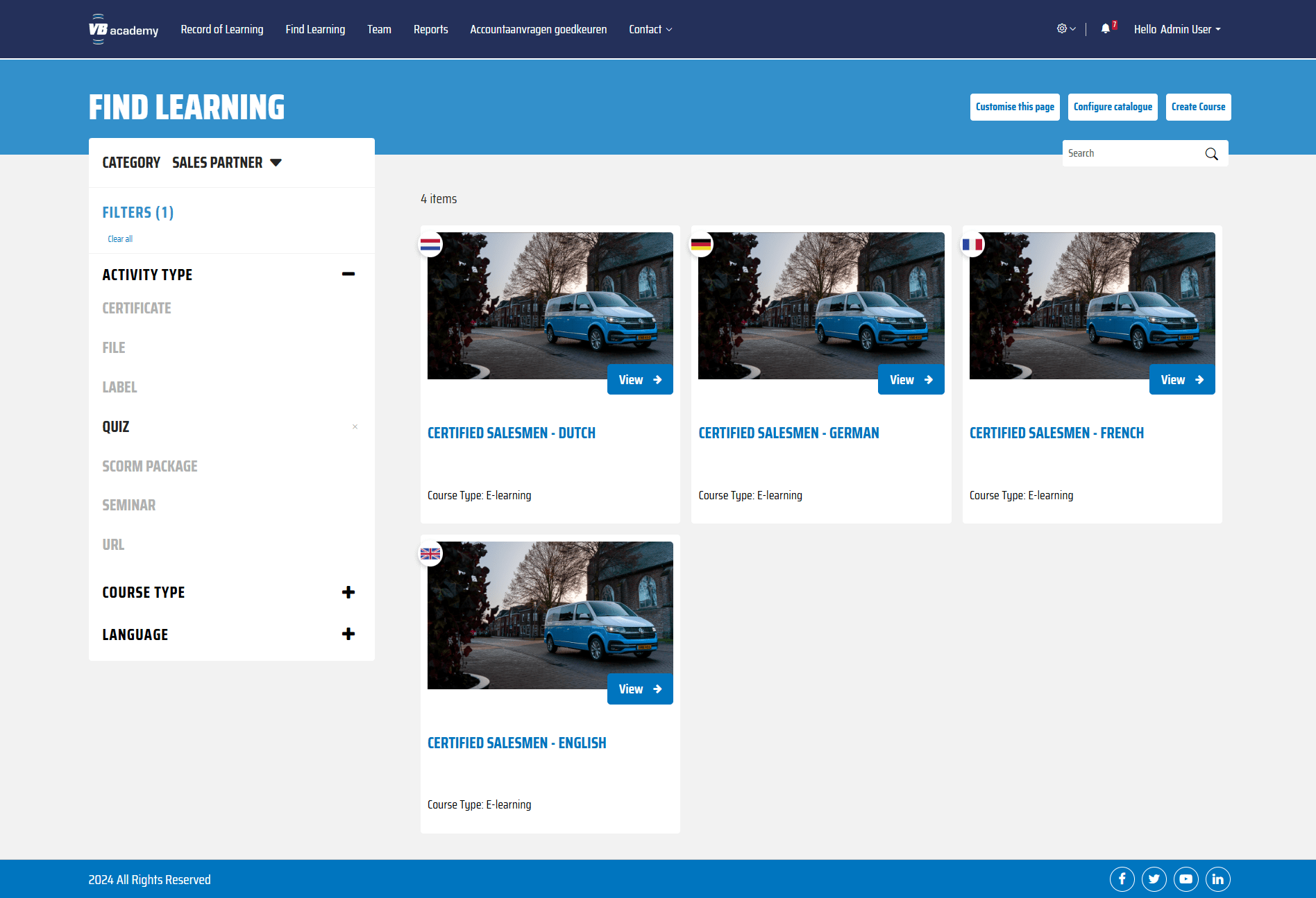 Course catalogue 