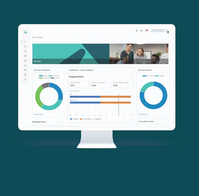 Totara's certification compliance reporting block