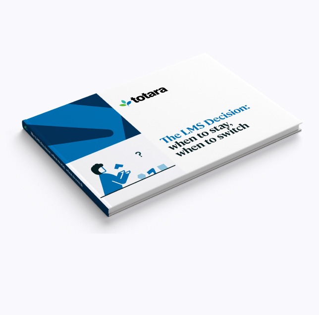 an ebook with the title LMS decision: when to stay and when to switch.