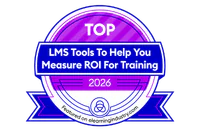 LMS Tools to help you measure ROI for Training award badge