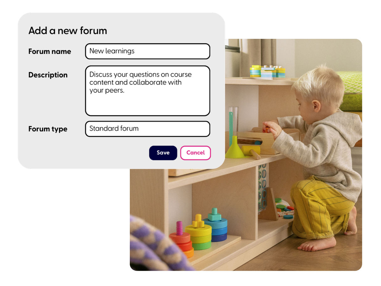 Montessori - LMS Dashboard - Add a new forum Montessori - LMS Dashboard - Add a new forum