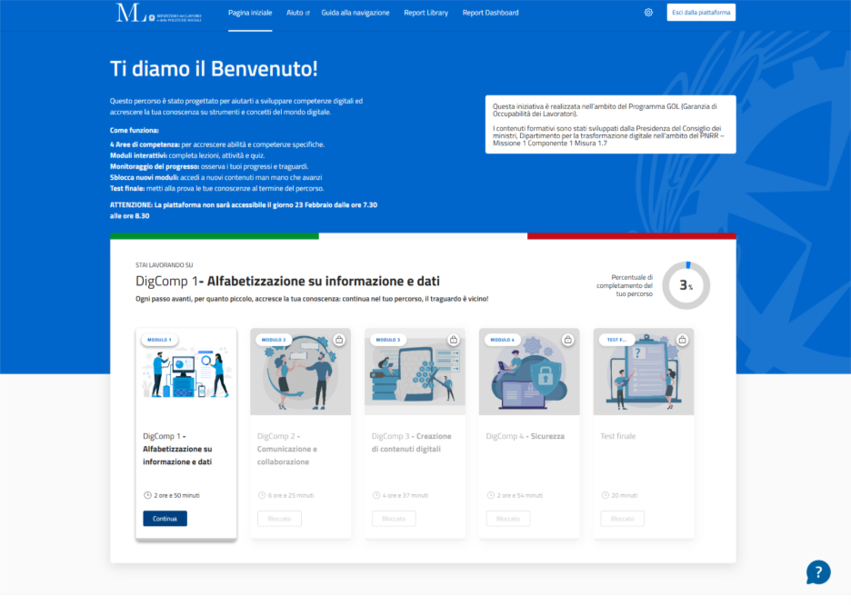 MPLS Dashboard in Totara LMS