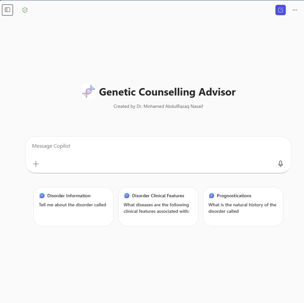AI Genetic Counselling Advisor