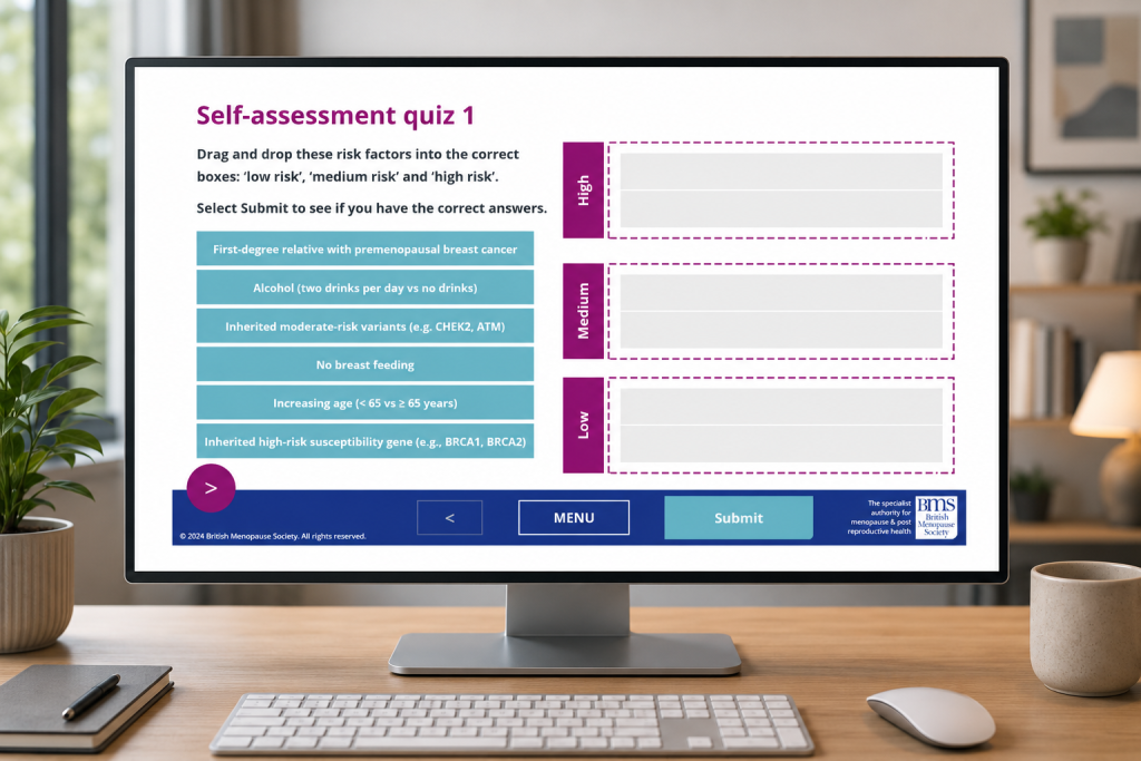 Selbstbewertungsquiz auf der Totara-LMS-Plattform von BMS